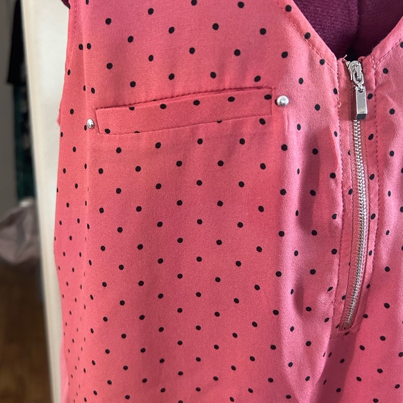 IZ BYER Sleeveless Top Pink/Mauve Size Small - Picture 3 of 5